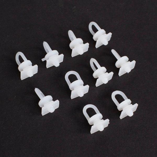 Loren Perde Düğmesi 10 adet Dikdörtgen Tabanlı - Image 1