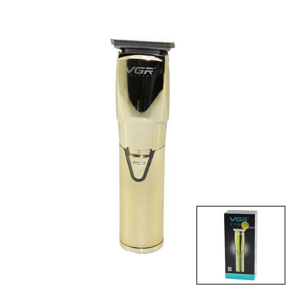 GOLD KROM KAPLAMA GÖVDE  SAÇ - SAKAL KESME TRAŞ MAKİNESİ  USB ŞARJLI V-903 (5250) - Image 1