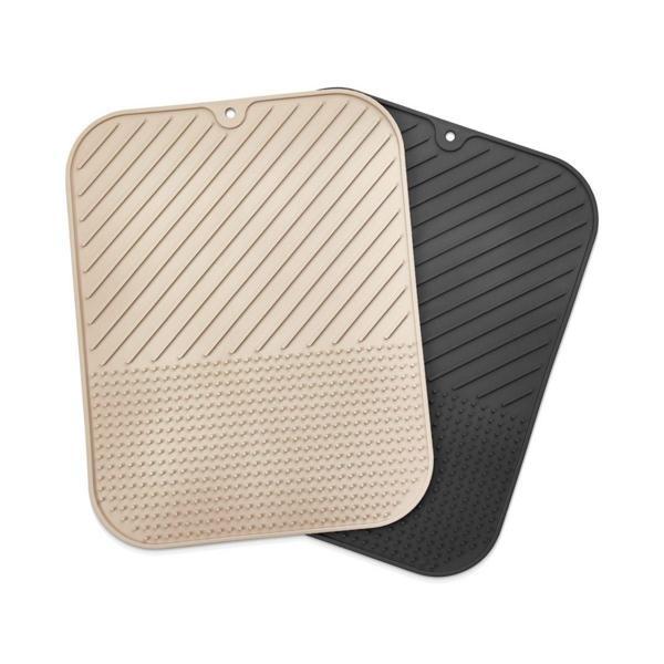 BUFFER® Silikon Kaydırmaz Mutfak İçin Bulaşık Matı, Çok Amaçlı Kurutmalık 36x28cm  - Image 1