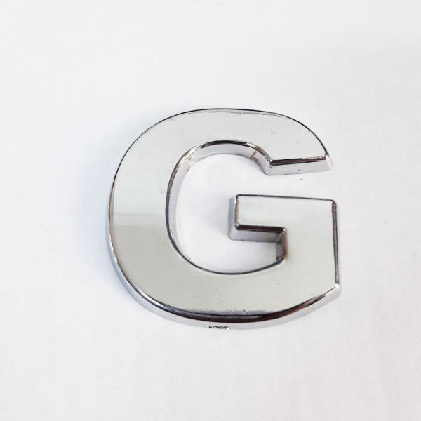 Cemax G Harfi  3,75 cm Krom Yapışkanlı - Image 1