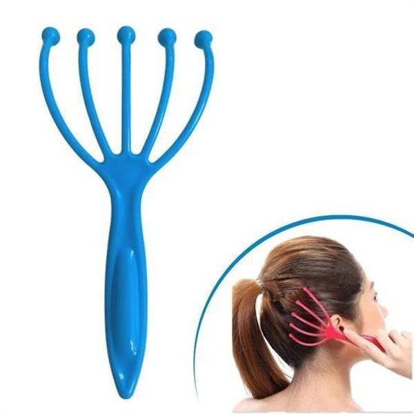 BUFFER® Çok Fonksiyonlu 5 Uçlu Bilyeli Baş Boyun Bacak Kol Masaj Alet Rahatlatıcı Kafa Masaj Aparatı - Image 1