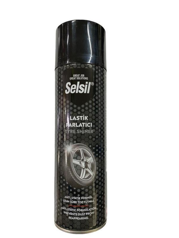 Selsil Lastik Parlatıcı Sprey 500 ml - Image 1