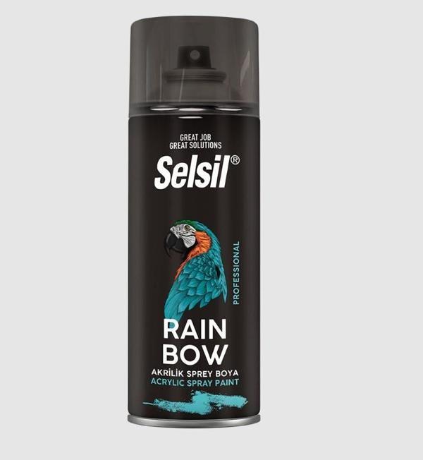 Selsil Rainbow Akrilik Sprey Boya 3000 Ateş Kırmızısı - Image 1