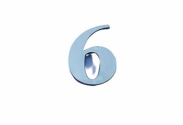Cemax Villa Boy 6 Rakamı 8,5 cm Yapışkanlı - Image 1
