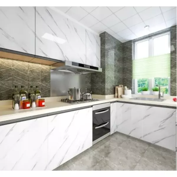 Mermer Desenli Yapışkanlı Tezgah Folyosu 5 mt. - Image 1