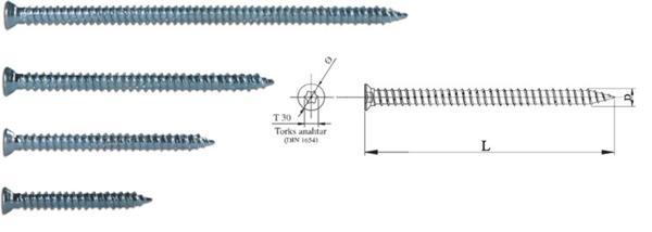Buldex Vida 7,5X200 Dubelsiz Vida 20 cm 10 Adet - Image 1
