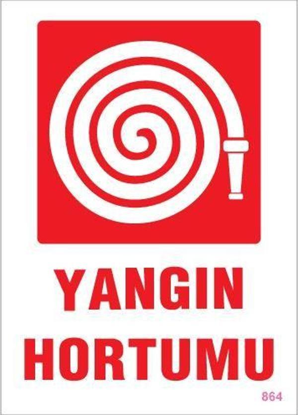 Yangın Hortumu Uyarı Levhası 25x35 KOD:864 - Image 1