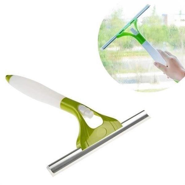 BUFFER® Pratik Spreyli Cam Sil Pencere Ayna Tezgah Duşakabin Temizleyici Püskürtmeli Silme Aparatı - Image 1