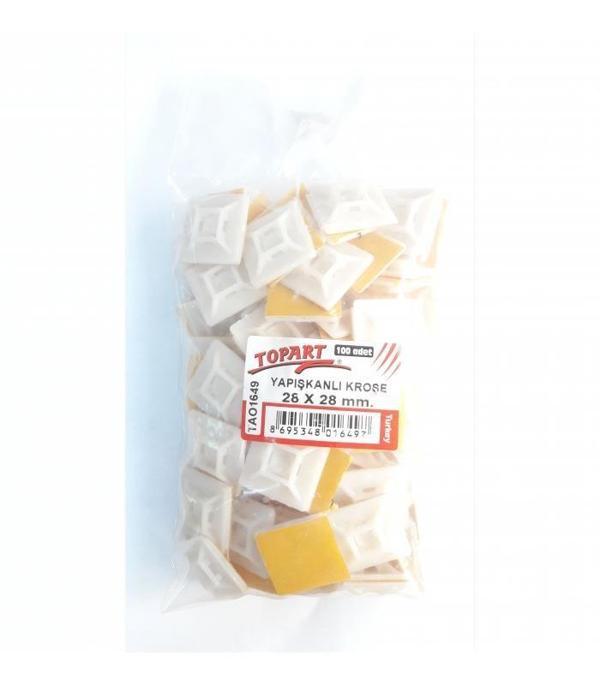Topart 01649 28X28 Yapışkan Kroşe (100 Adet) - Image 1