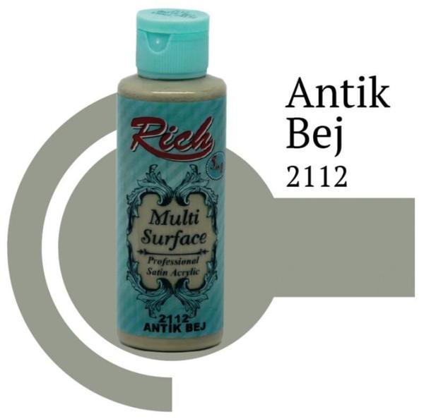 Rich Multi Surface 2112 Antik Bej Akrilik Boya 120 cc - Image 1