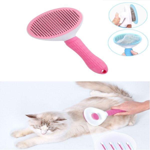 Otomatik Temizlenen Evcil Hayvan Tarağı Pembe - Image 1
