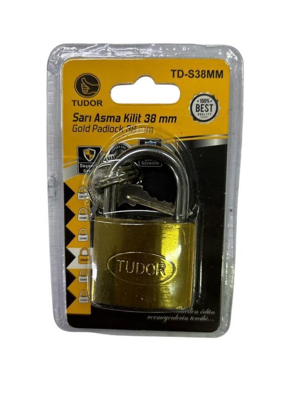 Ennalbur Tudor 38 mm Kısa Sarı Asma Kilit - Image 1