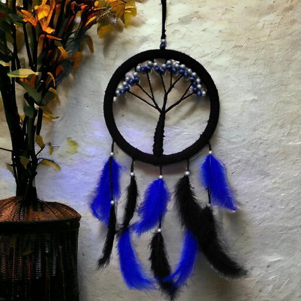 Mavi İncili Hayat Ağacı Dream Catcher  - Image 1
