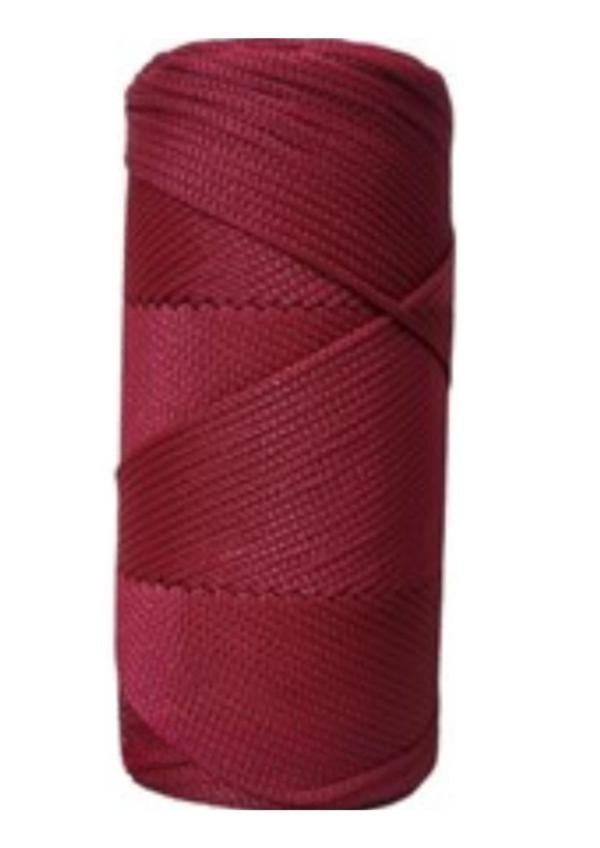 Makrome İpi 3mm Polyester  Bordo - Image 1