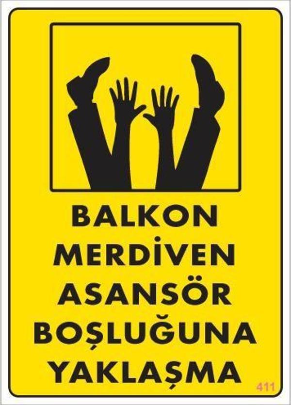 Boşluğa Yaşlaşma Uyarı Levhası 25x35 KOD:411 - Image 1