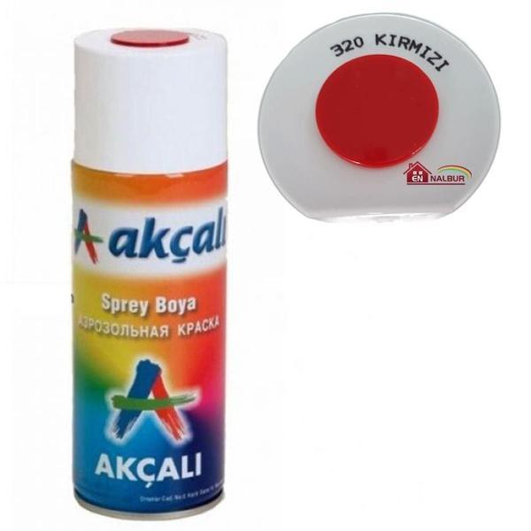 Akçalı Sprey Boya 400 ml 320 Kırmızı - Image 1