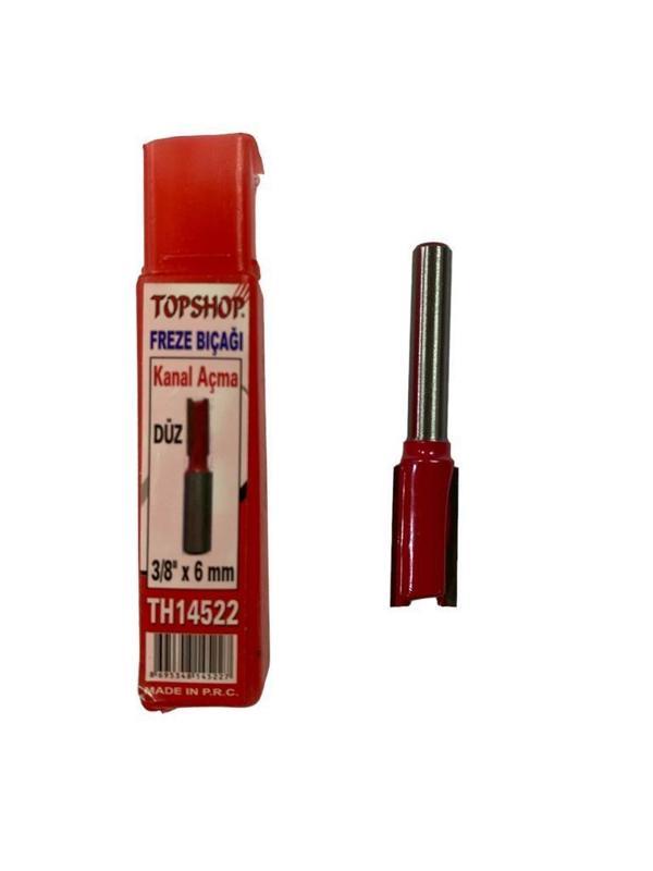Topshop 14522 Düz Kanal Açma Freze Bıçağı 3/8''x6 mm - Image 1