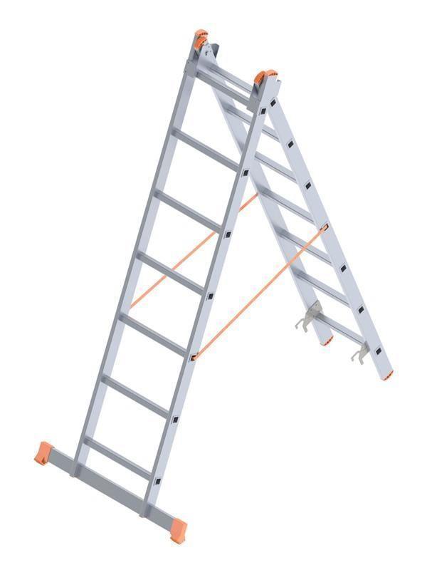 Saraylı 2X7 A Tipi Sürgülü Merdiven 3,86 Metre - Image 1