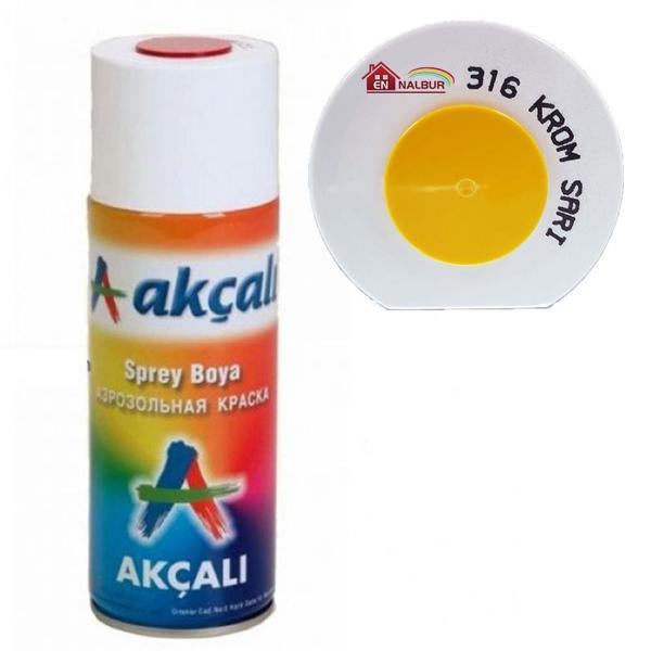 Akçalı Sprey Boya 400 ml 316 Krom Sarı - Image 1