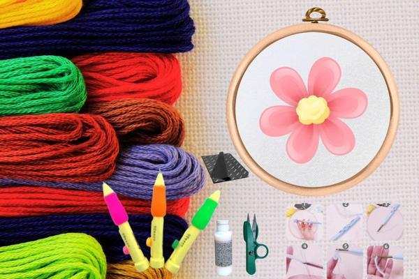 Punch Seti Nakış Seti Kasnaklı Kendin Yap Seti Seri 38 - Image 1