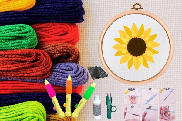 Punch Seti Nakış Seti Kasnaklı Kendin Yap Seti Seri 39 - Image 1