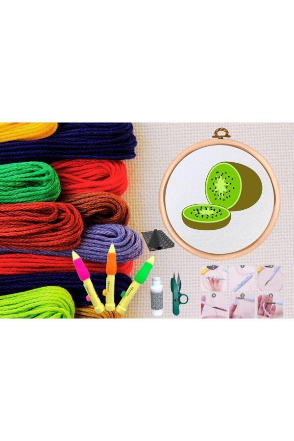 Punch Seti Nakış Seti Kasnaklı Kendin Yap Seti Seri 4 - Image 1