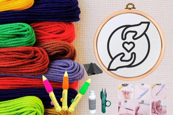 Punch Seti Nakış Seti Kasnaklı Kendin Yap Seti Seri 49 - Image 1