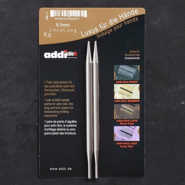 Addi Click 6.5mm 13cm Misinalı Dantel Şiş Ucu - 76 - Image 1