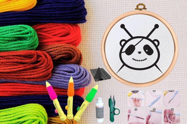 Punch Seti Nakış Seti Kasnaklı Kendin Yap Seti Seri 53 - Image 1