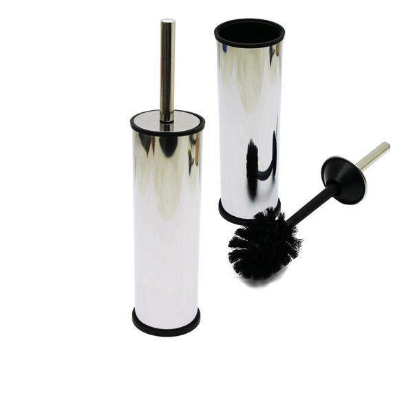 MİKRO-1  EKO METAL  KLOZET WC FIRÇA SETİ DÜZ KAPAK (5250) - Image 1