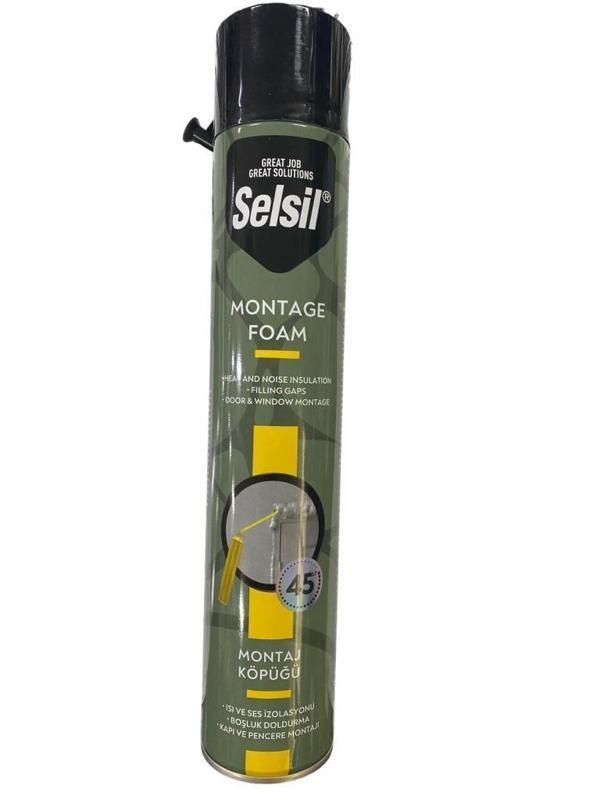 Selsil Tam Dolum Poliüratan Montaj Köpüğü 845 gr - Image 1