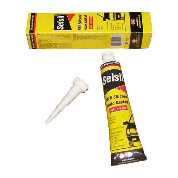 Selsil Tüp Sıvı Conta Kırmızı 50 gr - Image 1