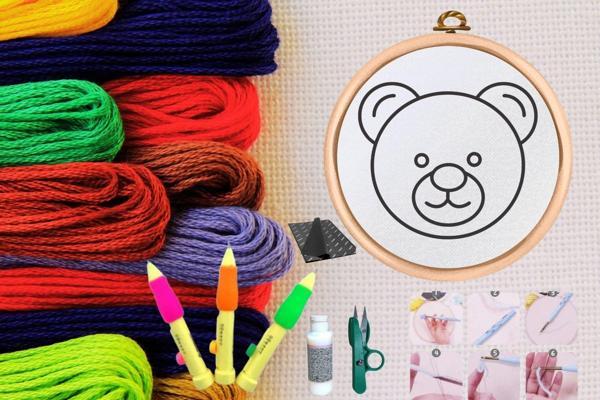 Punch Seti Nakış Seti Kasnaklı Kendin Yap Seti Seri 57 - Image 1