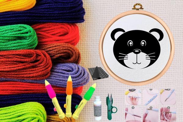 Punch Seti Nakış Seti Kasnaklı Kendin Yap Seti Seri 59 - Image 1