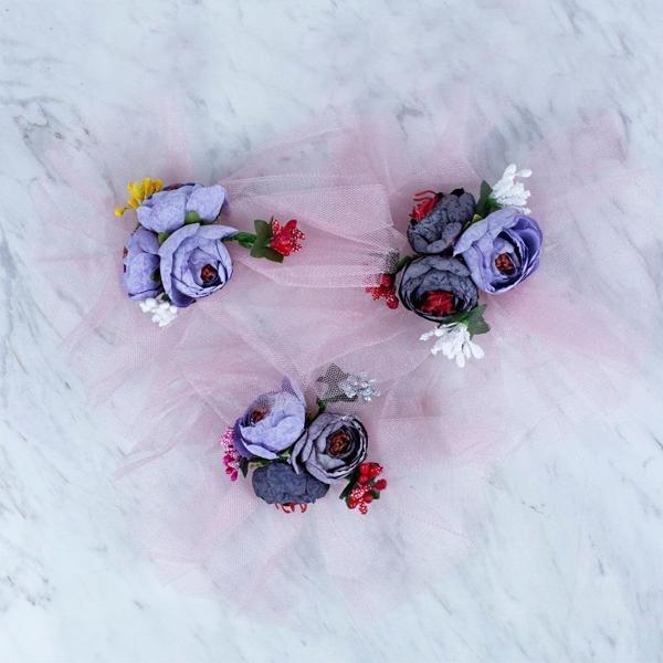 Loren Bohça süsü 3 lü Pembe - Image 1