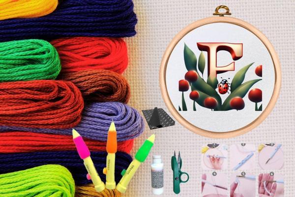 Punch Seti Nakış Seti Kasnaklı Kendin Yap Seti Seri 67 - Image 1