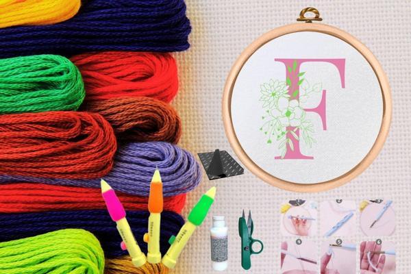 Punch Seti Nakış Seti Kasnaklı Kendin Yap Seti Seri 68 - Image 1