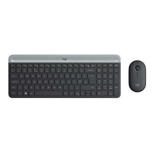 Logitech MK470 Q Kablosuz Usb Siyah Klavye/Mouse Set 920-009435 - Image 1