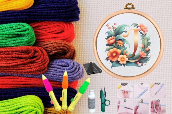 Punch Seti Nakış Seti Kasnaklı Kendin Yap Seti Seri 73 - Image 1