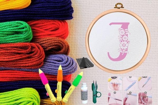 Punch Seti Nakış Seti Kasnaklı Kendin Yap Seti Seri 74 - Image 1