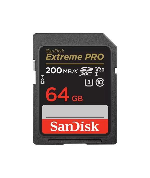SanDisk Extreme Pro SD UHS I 64GB Card - Image 1