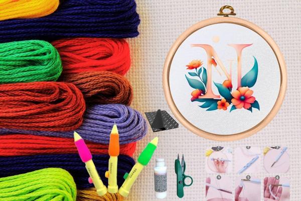 Punch Seti Nakış Seti Kasnaklı Kendin Yap Seti Seri 81 - Image 1