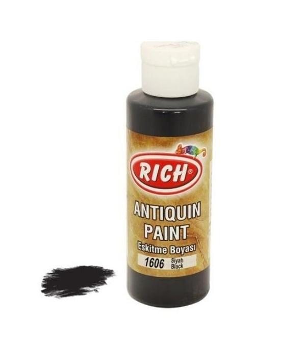Rich 1606 Siyah 120 ml Eskitme Ahşap Boyası - Image 1