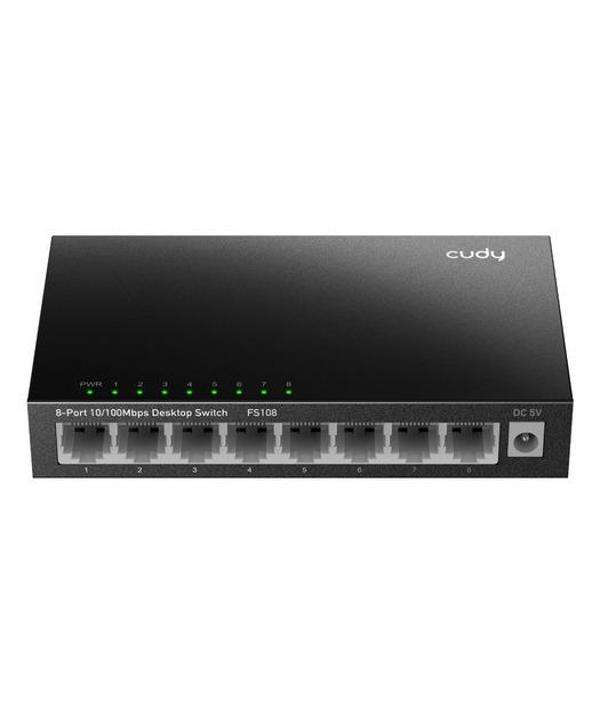 CUDY 8-Port 10/100 Mbps Metal Switch - Image 1