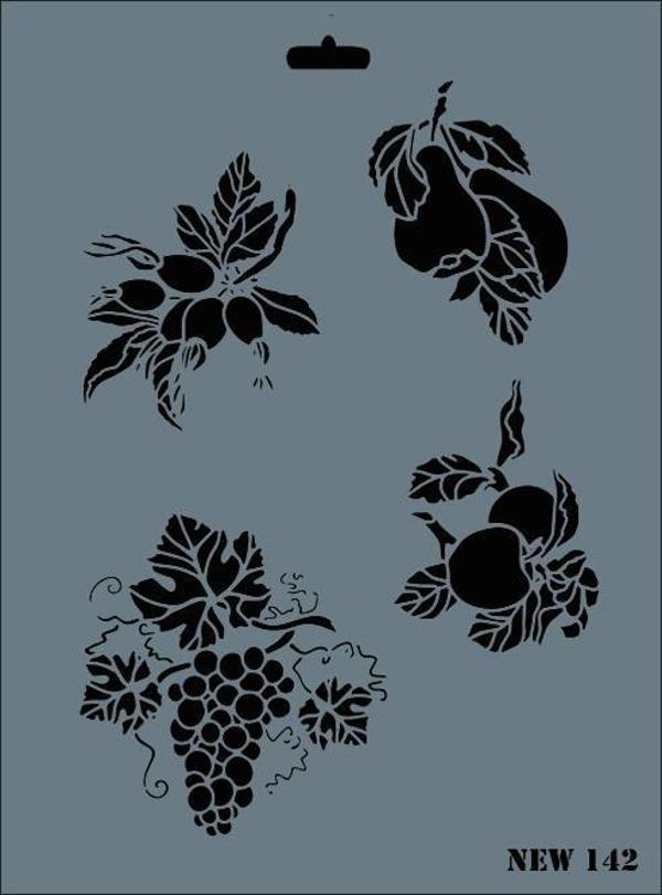 Rich New Seri N-142 Stencil 35x25 cm - Image 1