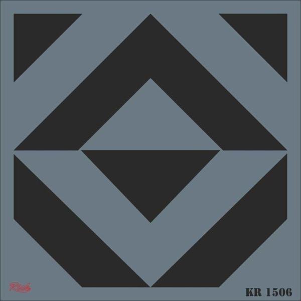 Rich KR 1506 Fayans Stencil 30X30 cm - Image 1