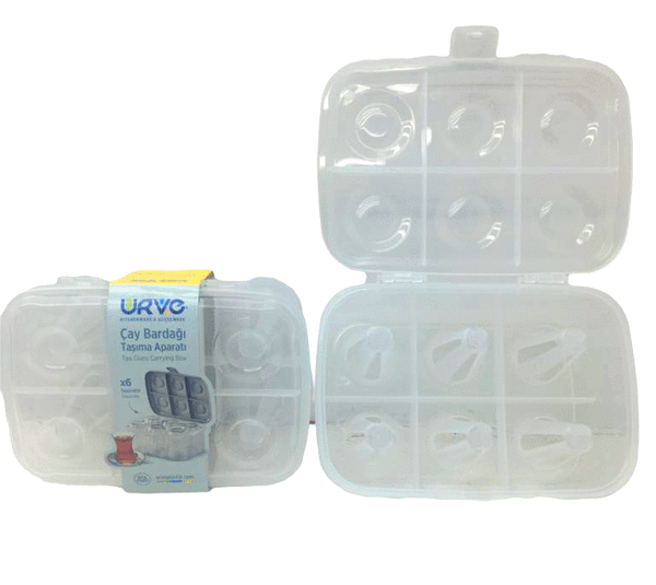 6LI ÇAY BARDAK TAŞIMA APARATI (5250) - Image 1