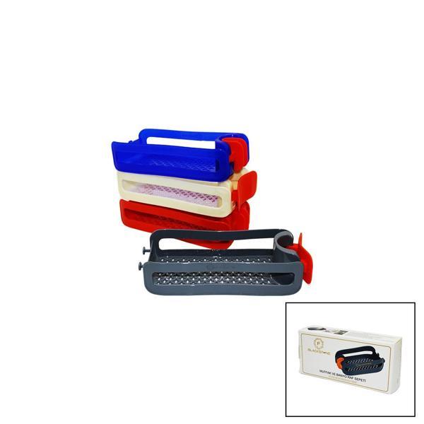 MUTFAK VE BANYO RAF SEPETİ SİLİKON TUTACAKLI 21-30MM (5250) - Image 1