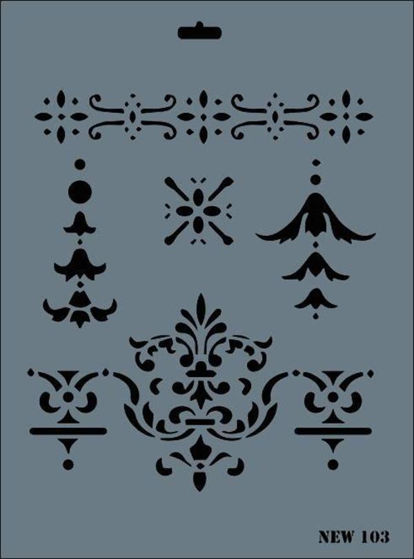 Rich New Seri N-103 Stencil 35x25 cm - Image 1