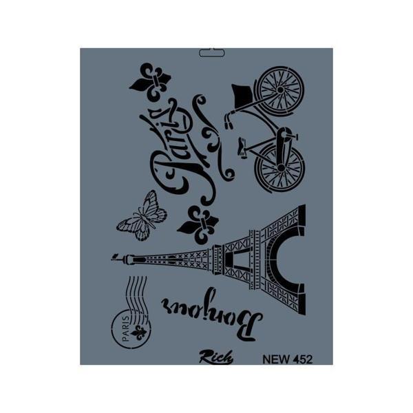 Rich New Seri N-452 Stencil 35x25 cm - Image 1